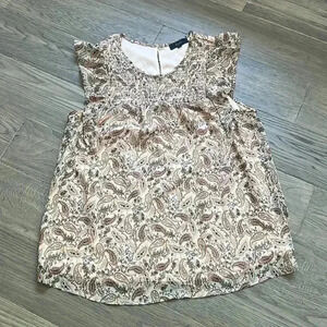 ECLAIR | Nordstrom colourful paisley  tank top blouse